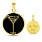 Personalized Martini Necklace