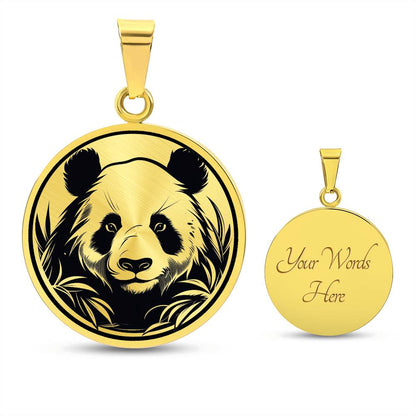 Personalized Panda Necklace