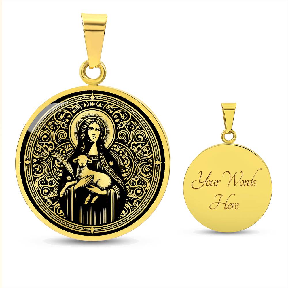 Saint Agnes of Rome Medal