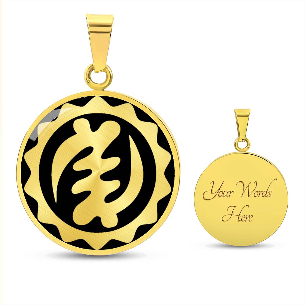Personalized Gye Nyame Necklace