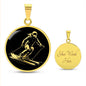 Personalized Skiing Necklace
