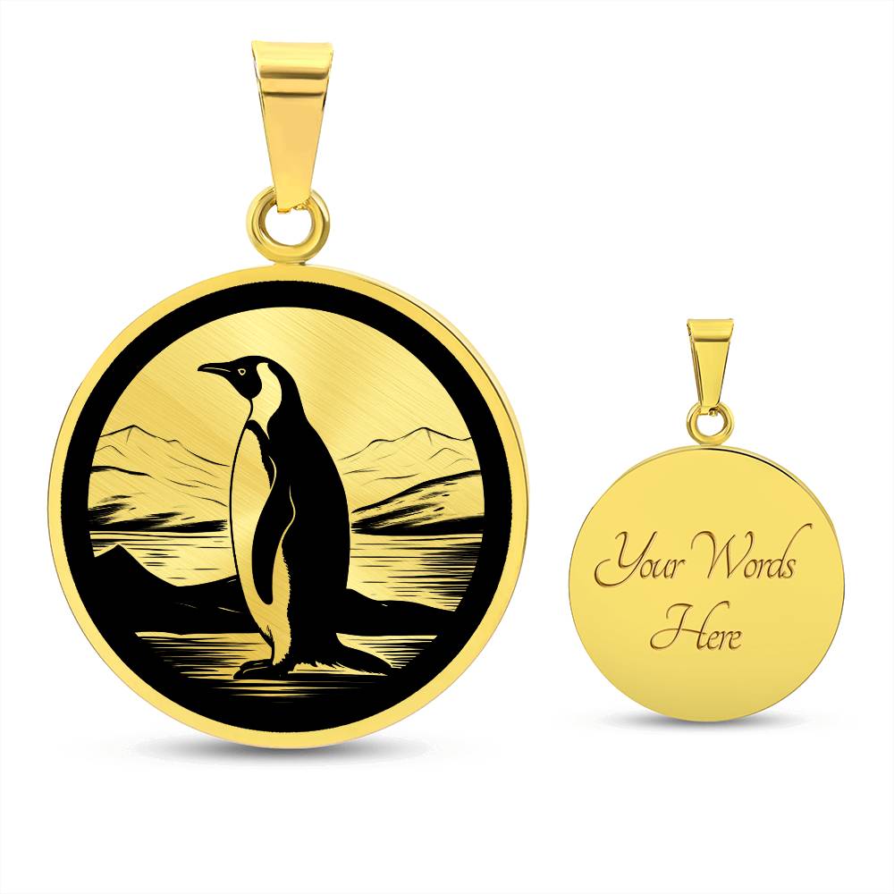 Personalized Penguin Necklace