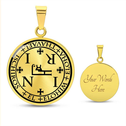 Personalized Archangel Thavael Sigil Necklace