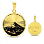 Personalized Mount Fuji Necklace