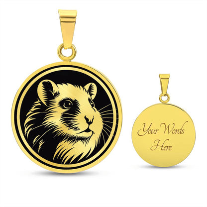 Personalized Hamster Necklace