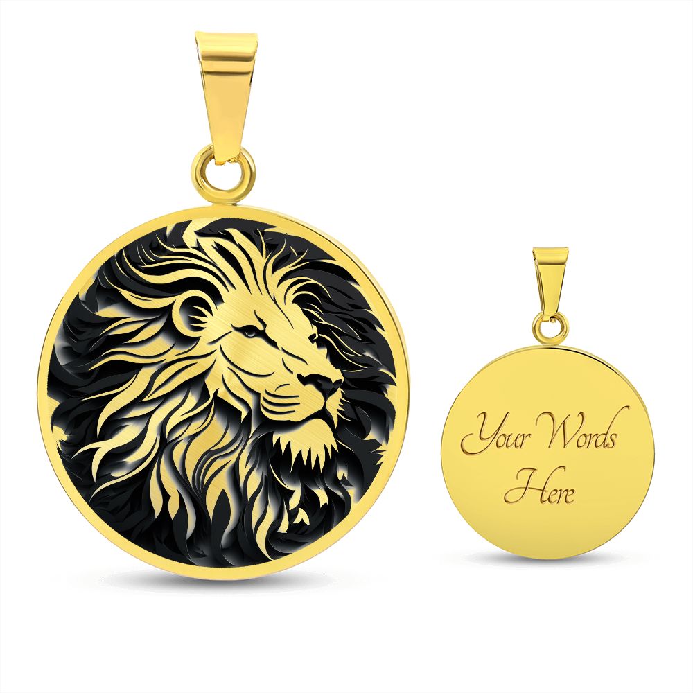 Personalized Lion Necklace