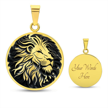 Personalized Lion Necklace