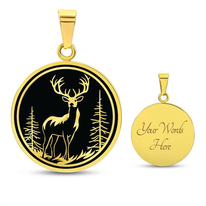 Deer Necklace - Wildlife Jewelry