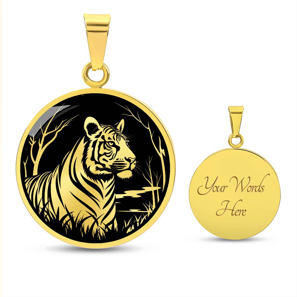 Personalized Tiger Necklace