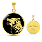 Personalized Wolf Necklace