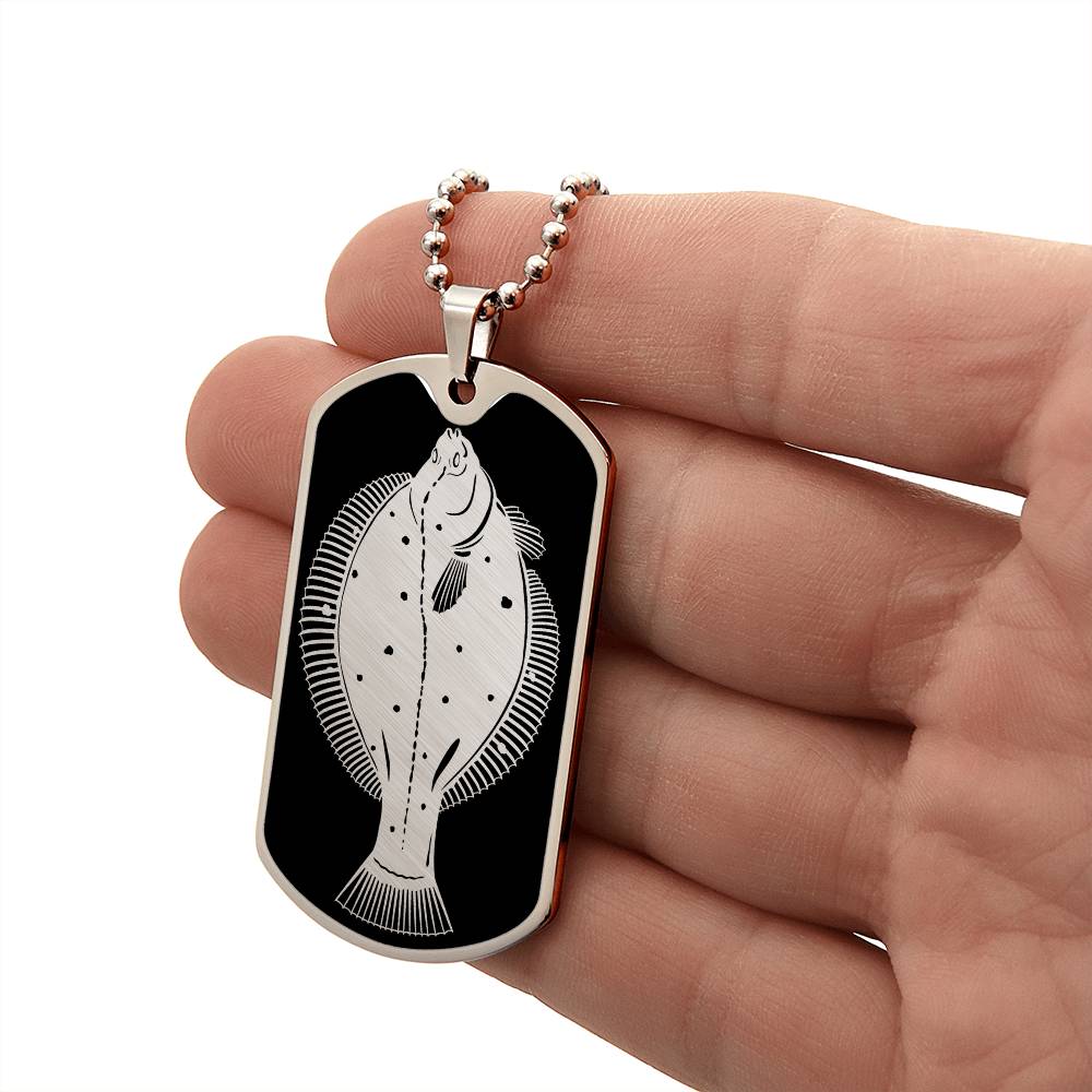 Flounder Necklace