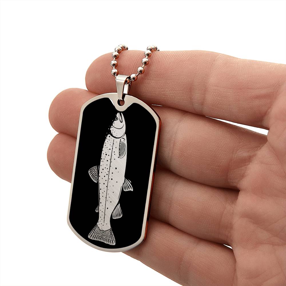 Rainbow Trout Necklace