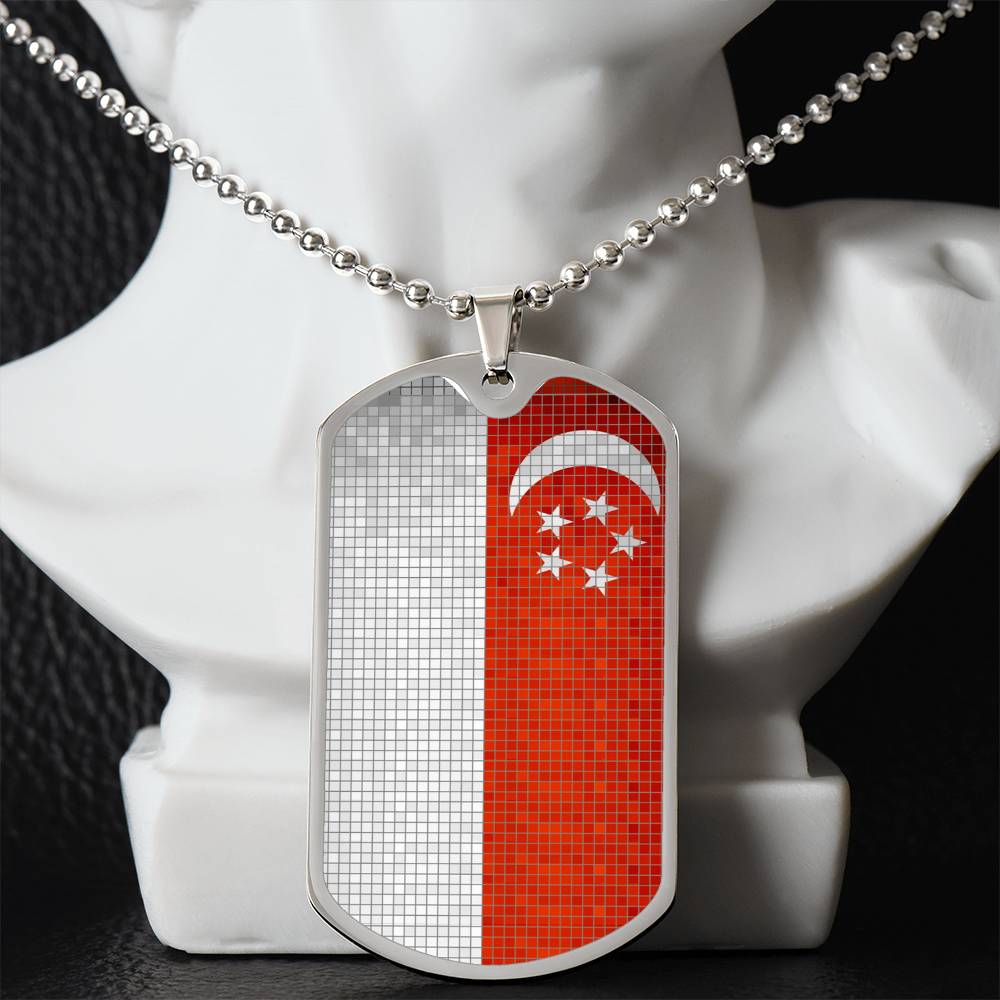 Personalized Flag of Singapore