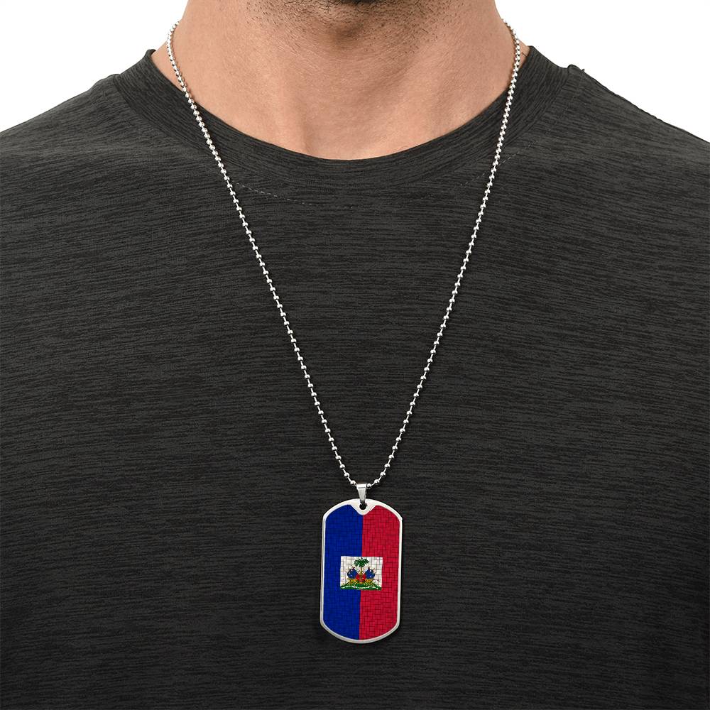 Personalized Flag of Haiti