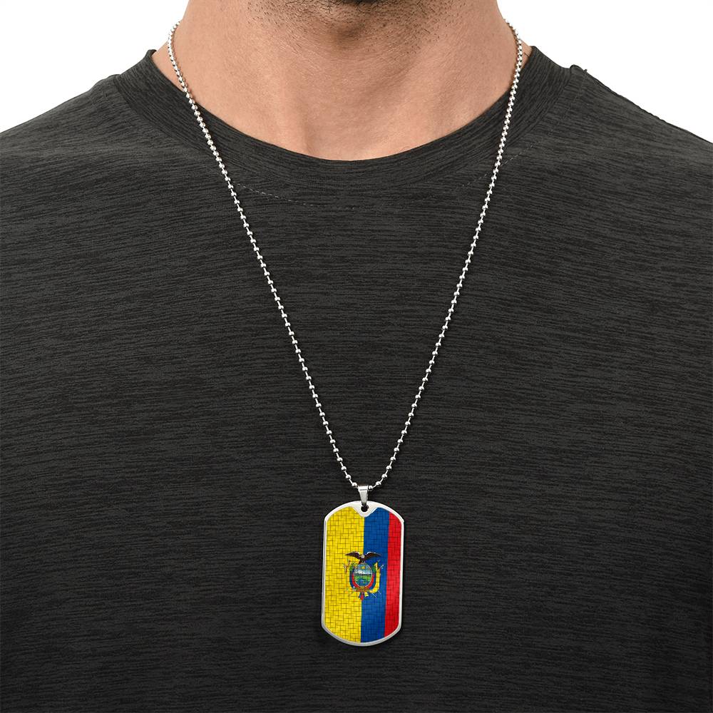 Personalized Flag of Ecuador