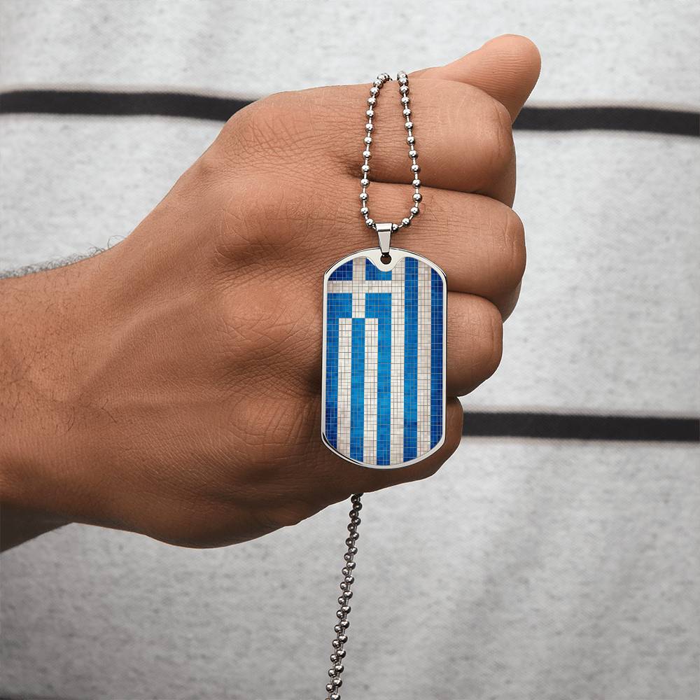 Personalized Flag of Greece