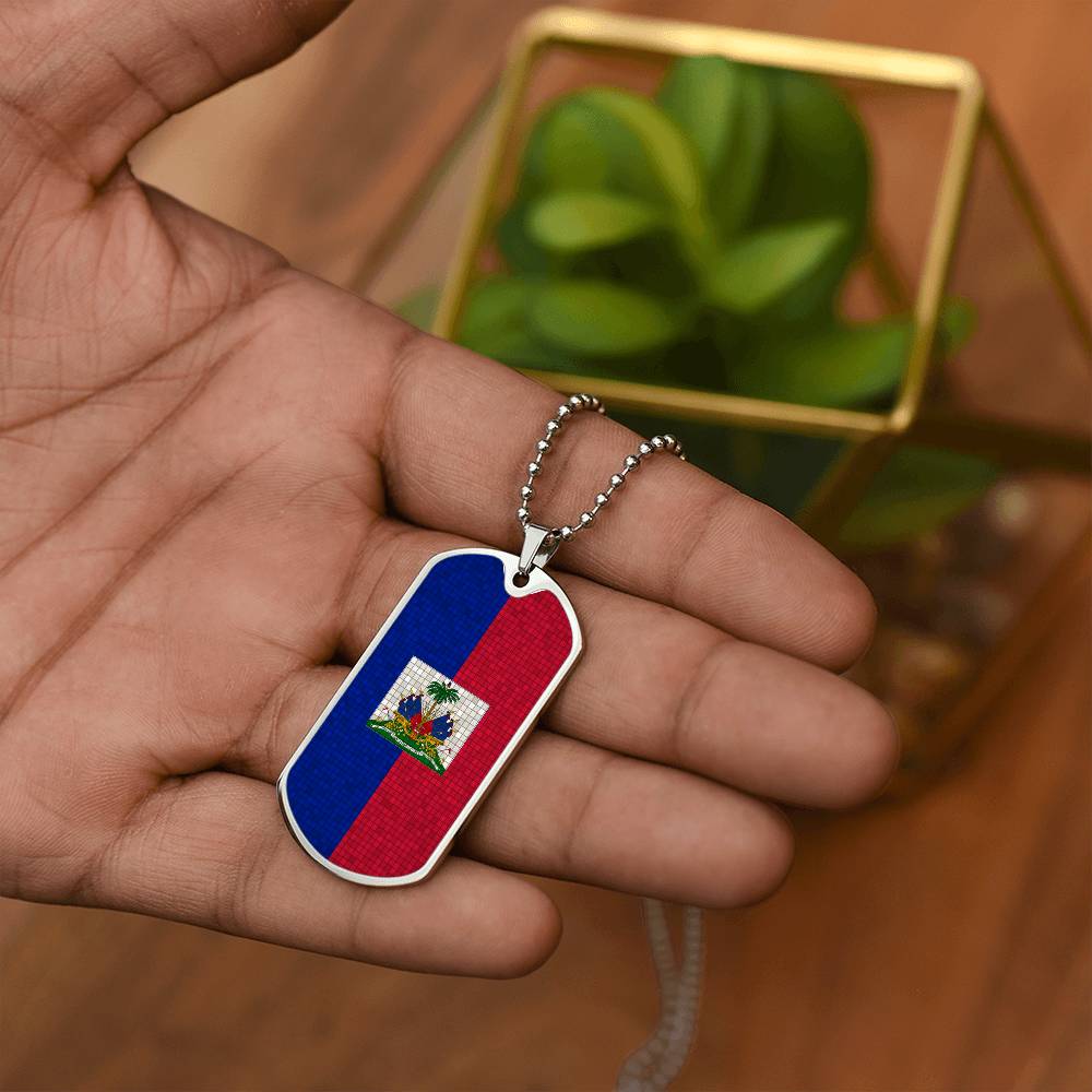 Personalized Flag of Haiti
