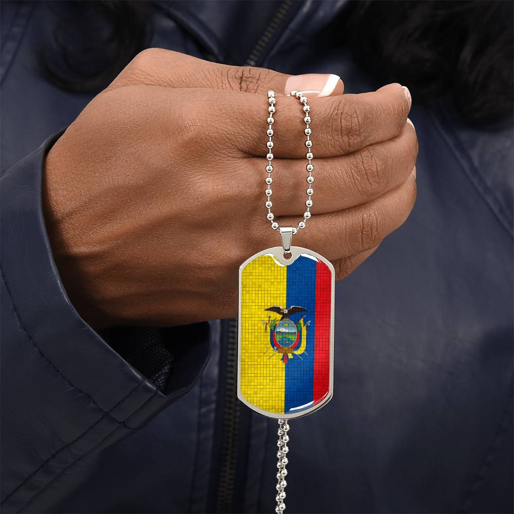 Personalized Flag of Ecuador