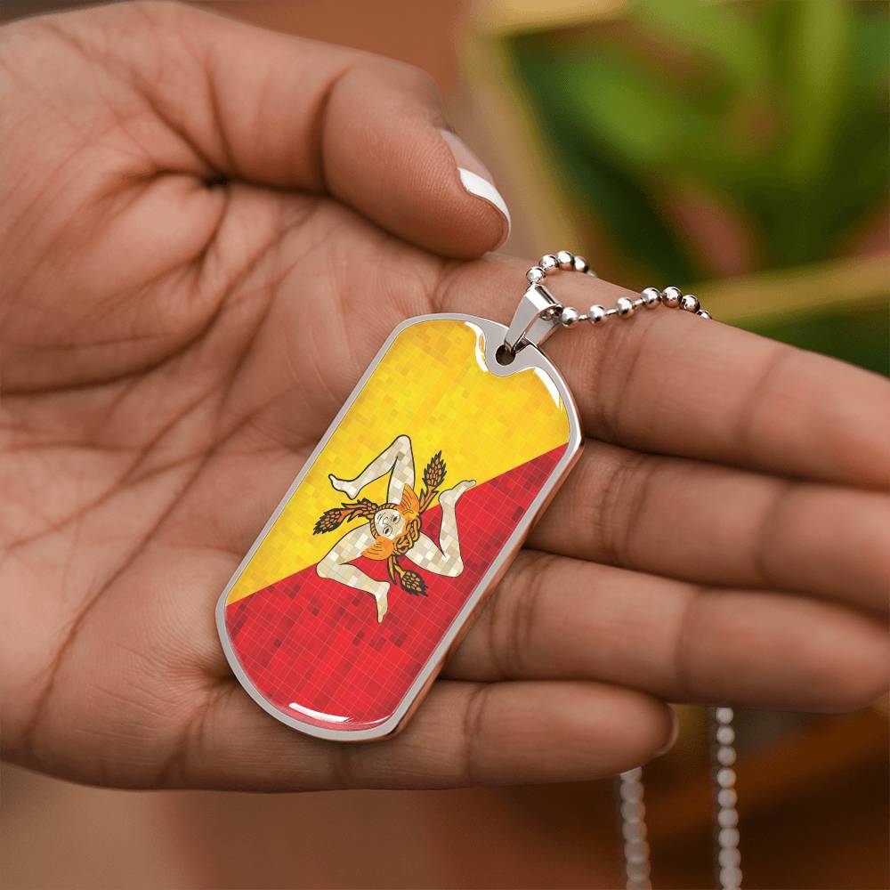 Personalized Flag of Sicily