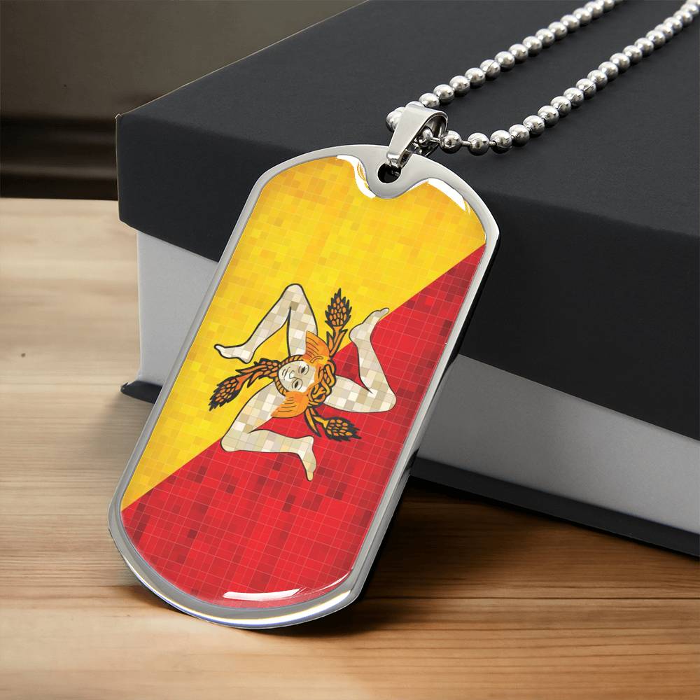 Personalized Flag of Sicily