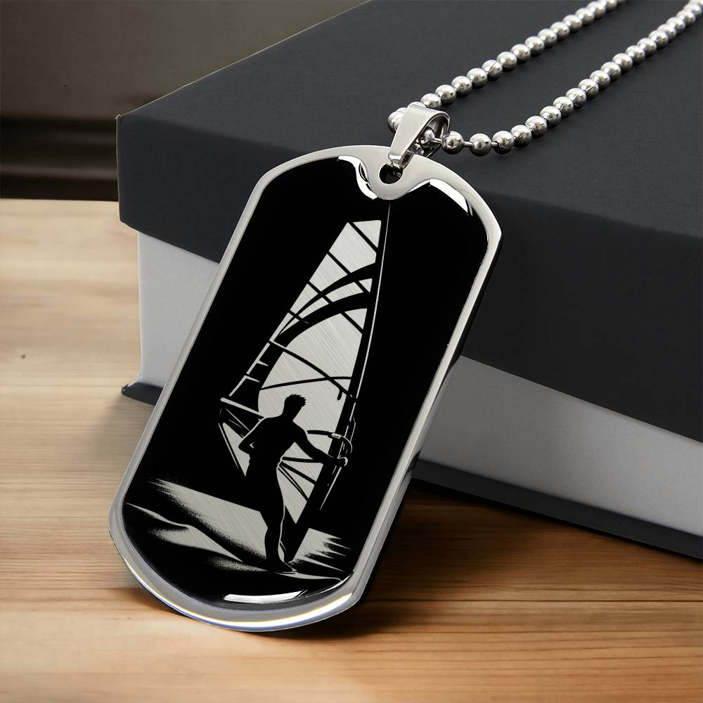 Personalized Windsurfing Necklace