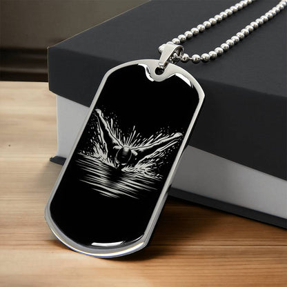 Personalized Swimming Necklace