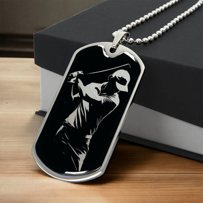 Personalized Golf Necklace