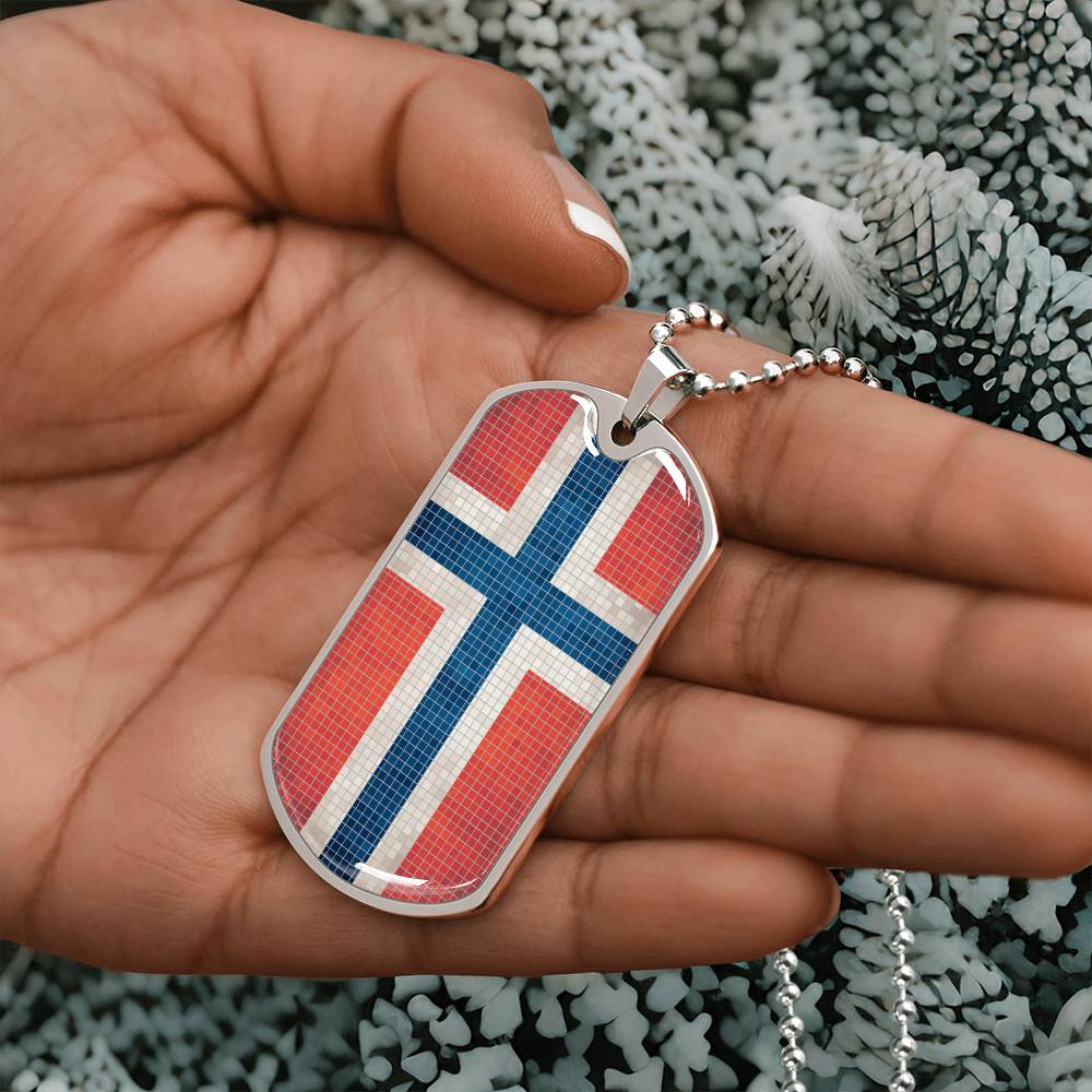 Personalized Flag of Norway