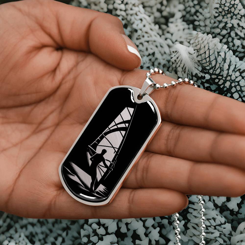 Personalized Windsurfing Necklace