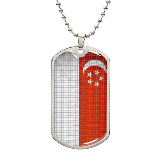 Personalized Flag of Singapore