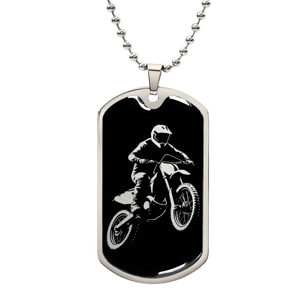Copy Dirt Bike Motocross Necklace