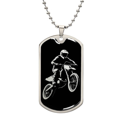 Copy Dirt Bike Motocross Necklace