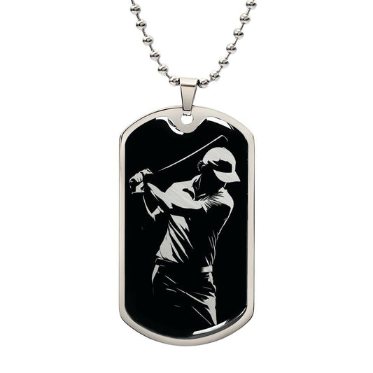 Personalized Golf Necklace