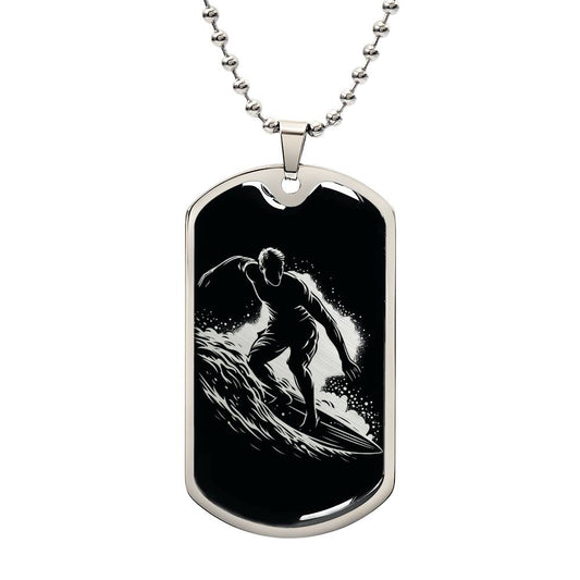 Personalized Surfing Necklace
