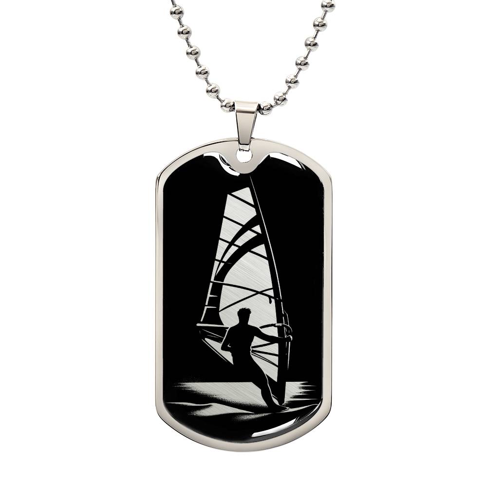 Personalized Windsurfing Necklace