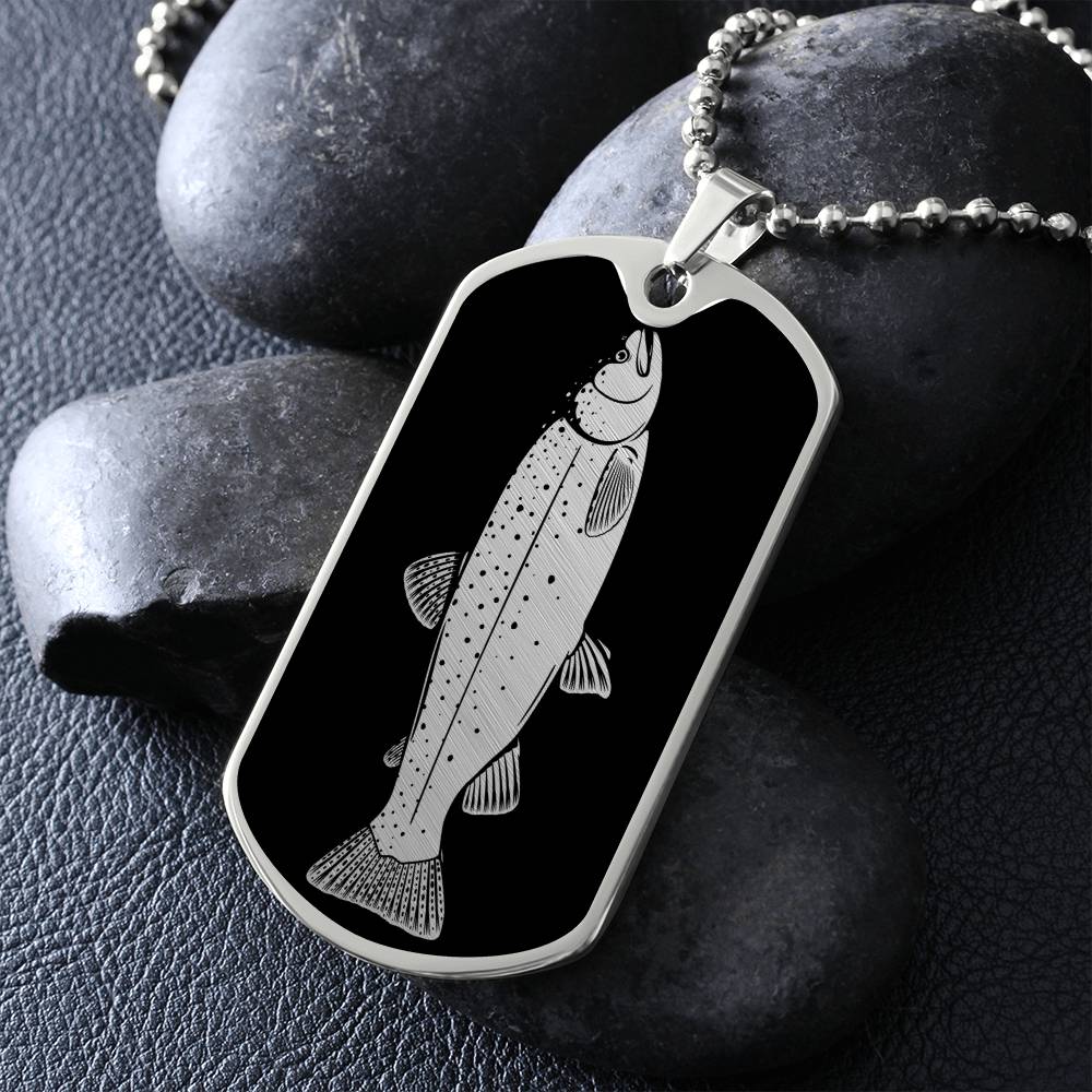 Rainbow Trout Necklace
