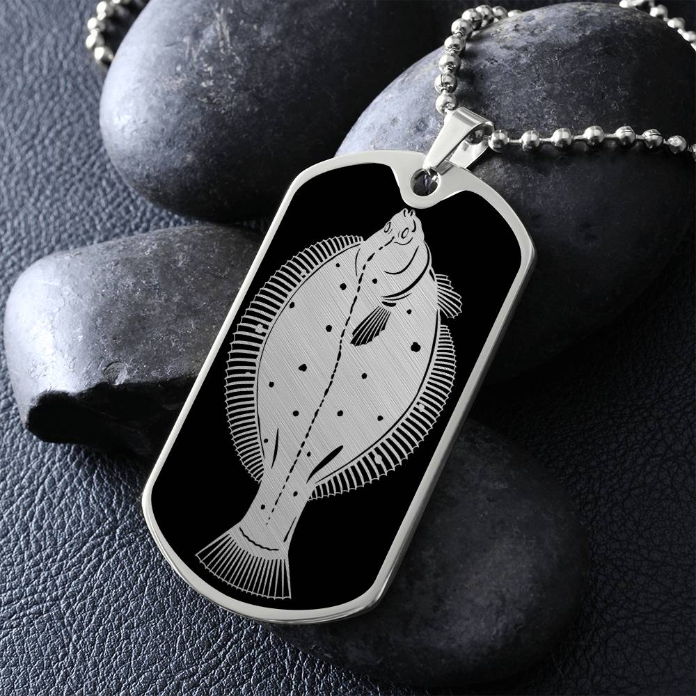 Flounder Necklace