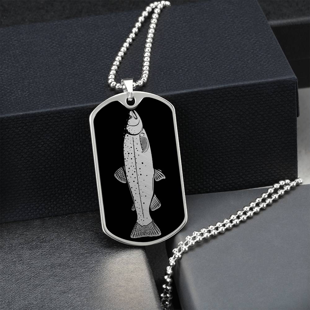 Rainbow Trout Necklace