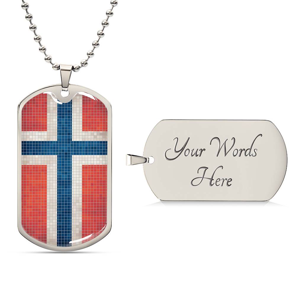 Personalized Flag of Norway