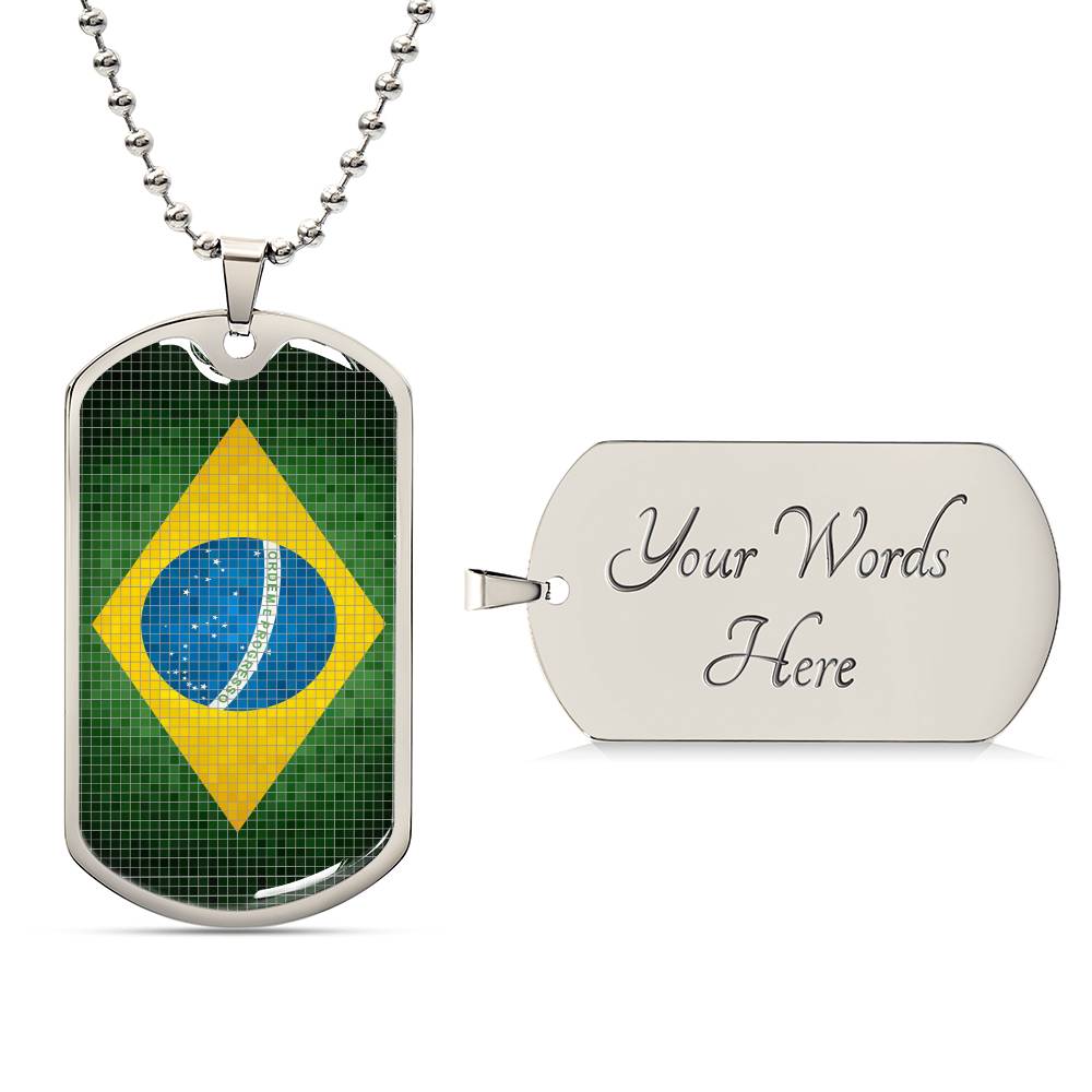 Personalized Flag of Brazil