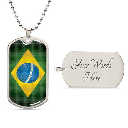 Personalized Flag of Brazil