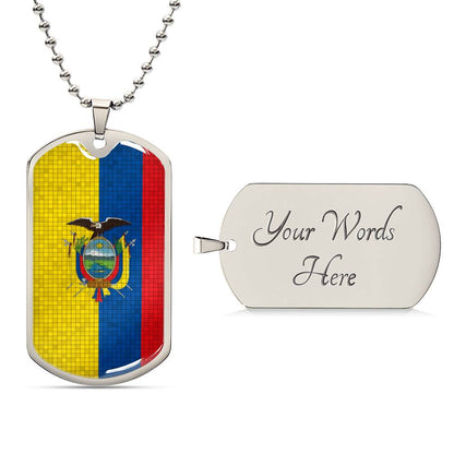 Personalized Flag of Ecuador