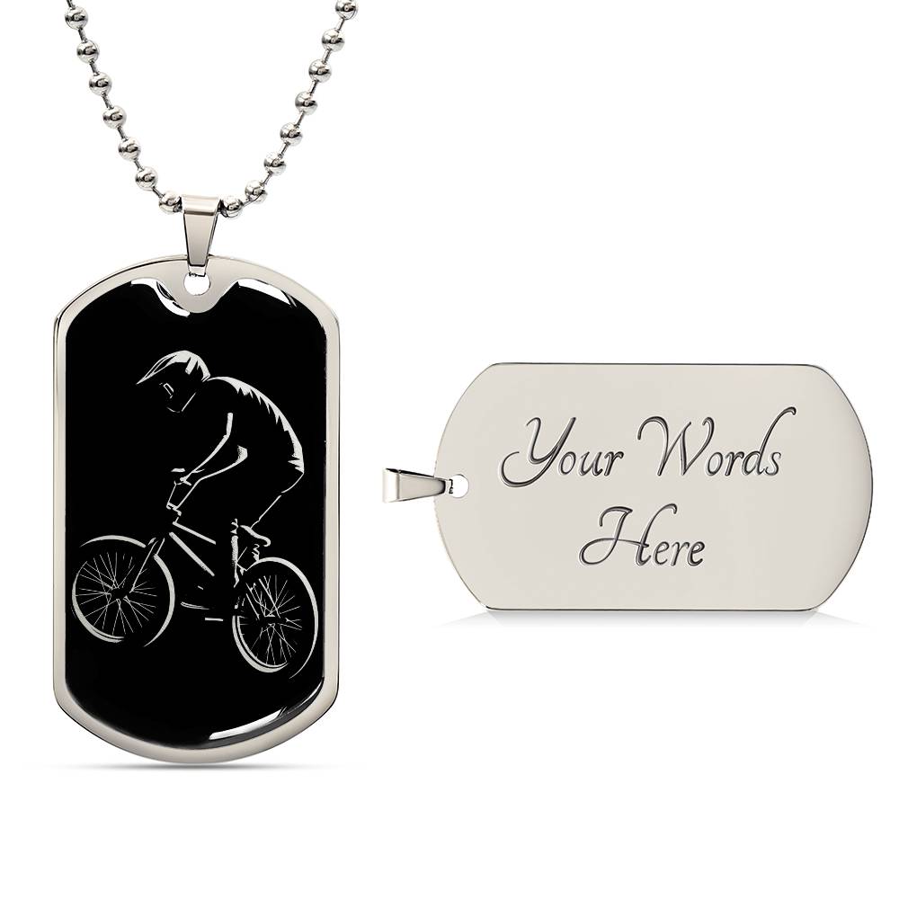 Personalized BMX Necklace