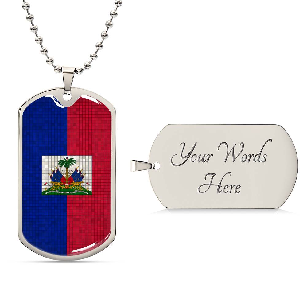 Personalized Flag of Haiti
