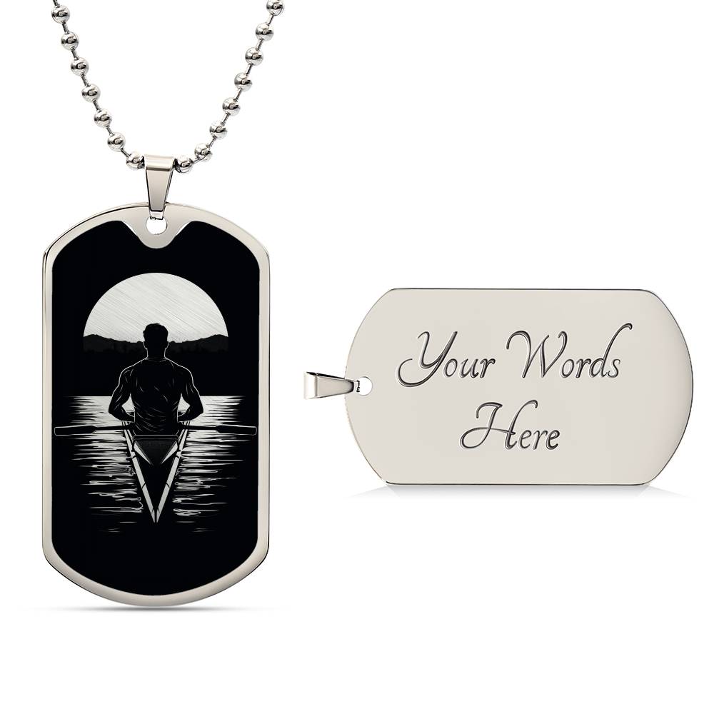 Personalized Rowing Necklace