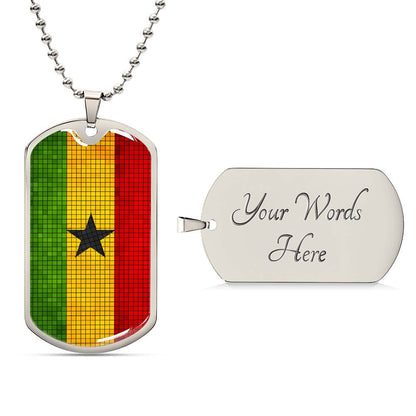 Personalized Flag of Ghana