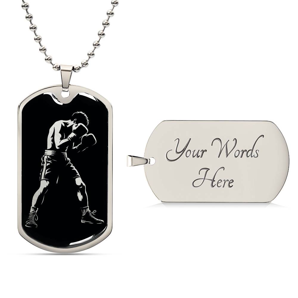 Personalized Boxing Necklace