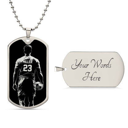 Personalized Soccer Necklace