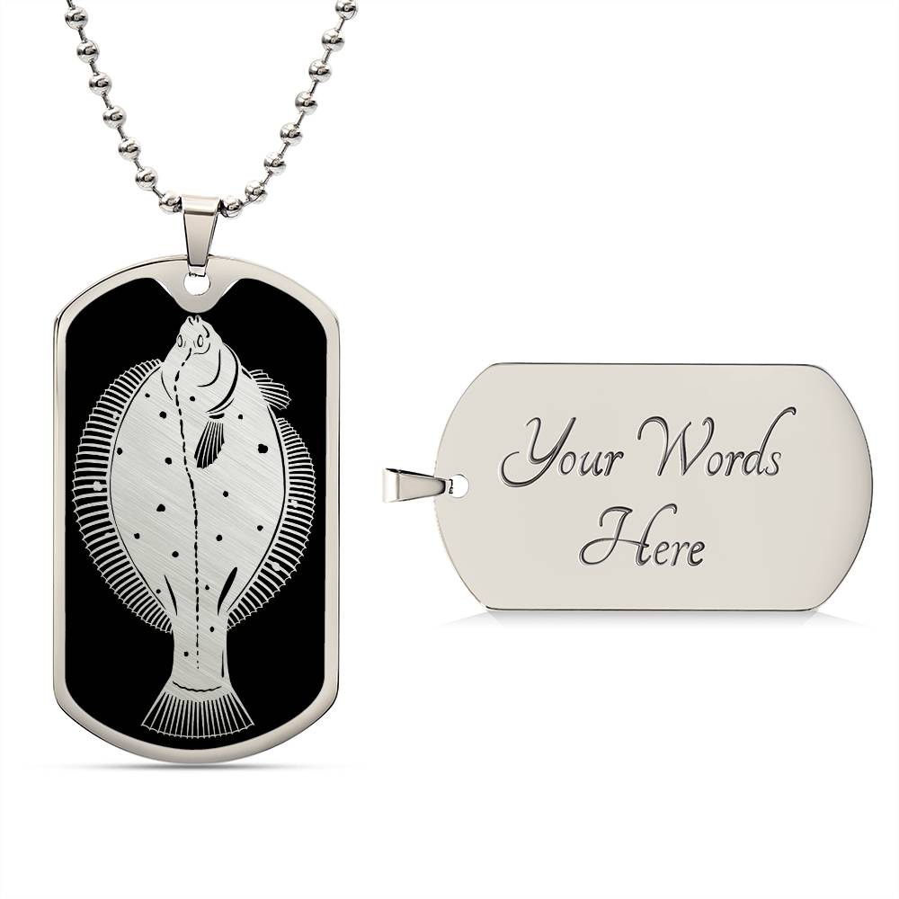 Flounder Necklace