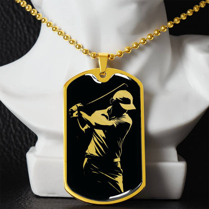 Personalized Golf Necklace
